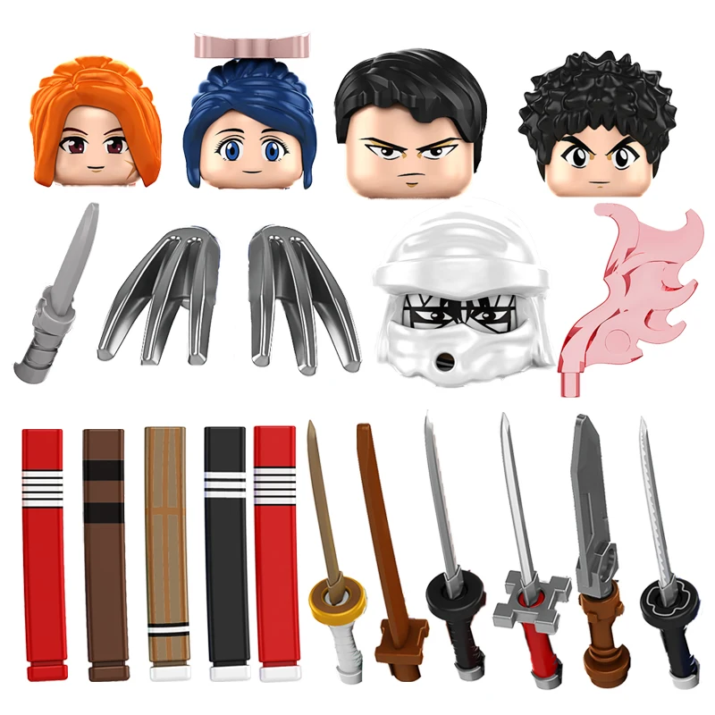 Tp1003 Giappone Anime Sword Heart Mini Brick Assemblato Building Blocks Plastic Action Figures Collezioni Di Giocattoli Per Bambini In Plastica Abs