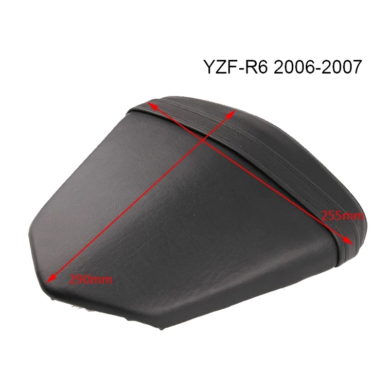 Sedile Posteriore In Pelle Per Moto Cuscino Sedile Passeggero Posteriore Per Yamaha Yzf-R6 Yzf R6 2006 2007