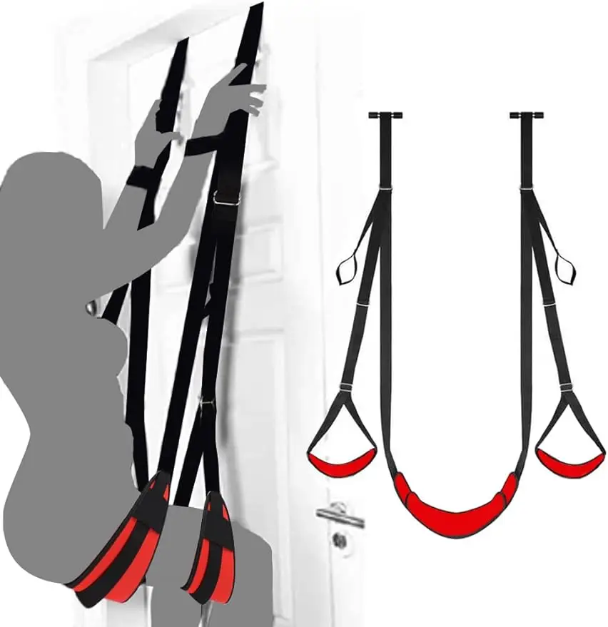 Mobili Del Sesso Dell'Oscillazione Della Porta Del Volantino Comune Per La Porta Della Camera Da Letto Altalena Del Sesso Sopra La Porta Imbracatura D