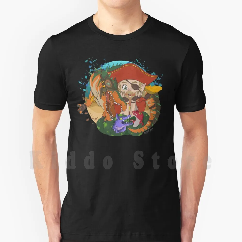 Pirate Ark Adventure Dinosauri T Shirt Uomo Cotone Cotone S-6Xl Dino Dinosauro Dinosauri Baryonyx Ark Ark Survival Evolved