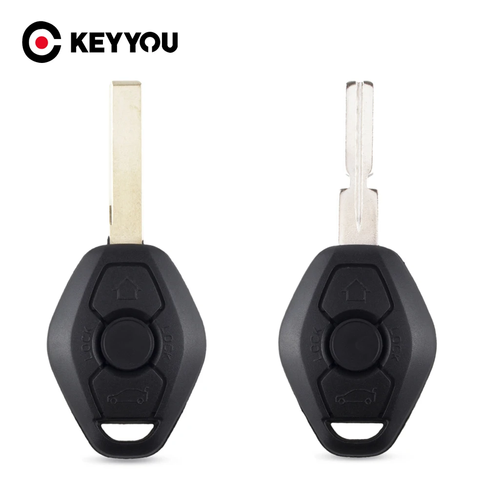 Keyyou 3 Pulsanti Di Ricambio Per Bmw E38 E39 E46 Ews Sistema Chiave Telecomando Fob Case Keyless Fob Car Key Shell Cover Car Key Case