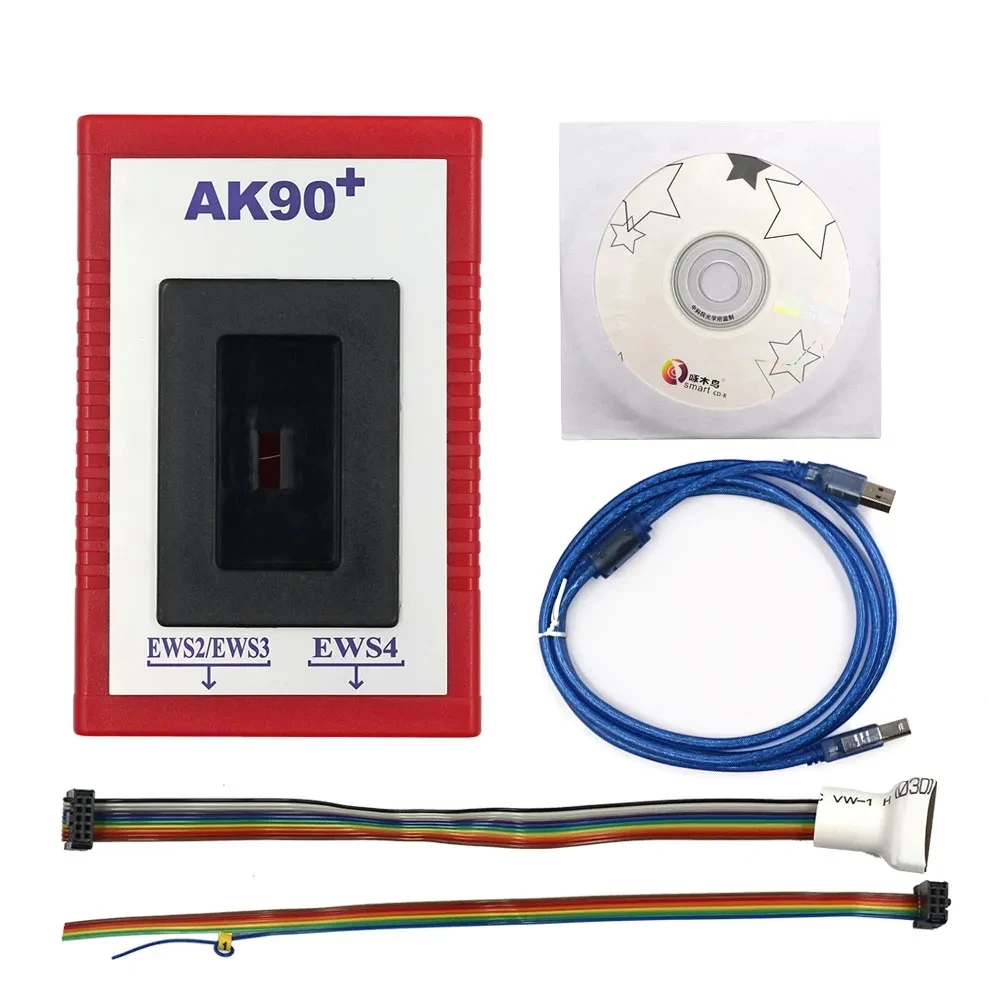 Nuovo V3.19 Ak 90 Per Bmw Ak90 + Ak90 Key Programmer Tool Per Bmw Ews Ak 90 Key Maker Ak-90 Con Car Styling Ews Diagnostic Tool