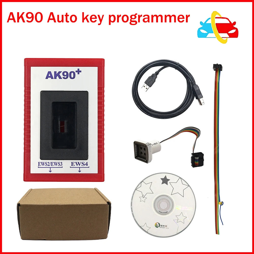 Per Bmw Ews Ak90 Ak90 + Ak90 Plus Programmatore Chiave Automatico Strumento Di Programmazione Chiave Cas Da Auto 1995-2009 Spedizione Gratuita
