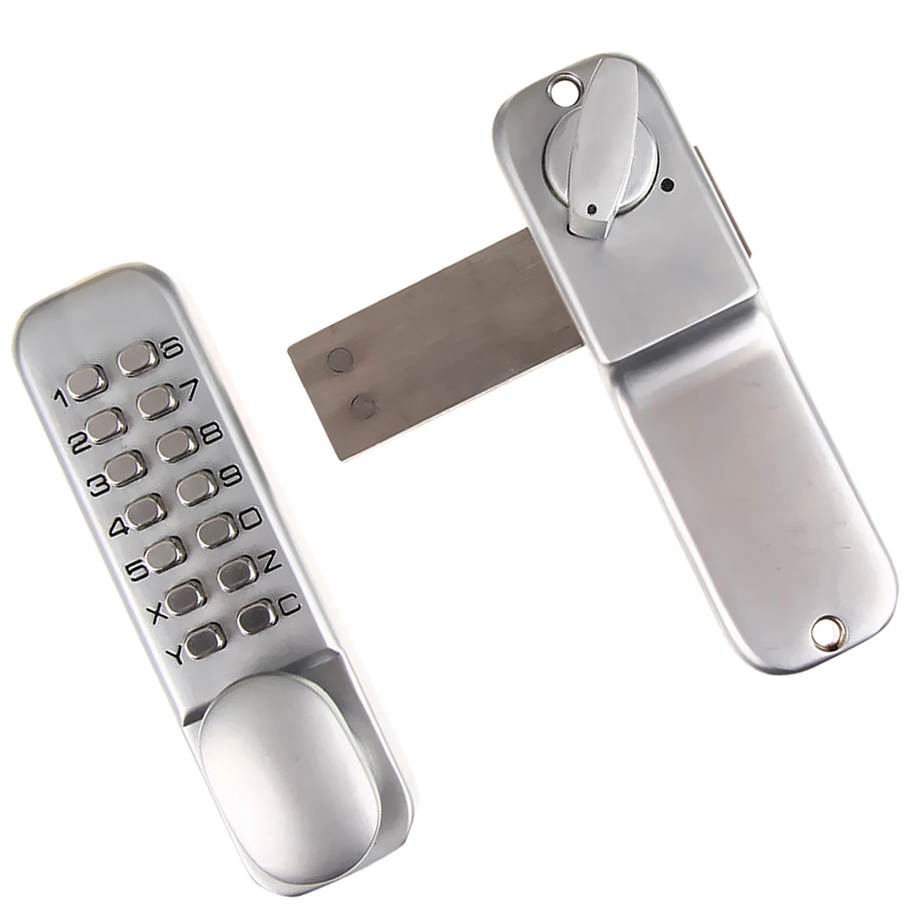 Password Button Door Latch Lock Pad Code Combination Accs Maniglia Per Porta Senza Chiave Meccanica Destra Sinistra Per Garage Office Gate