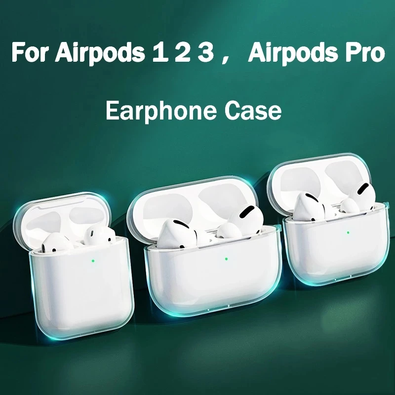 Custodia Trasparente Per Apple Airpods 1 2 Pro 2 Cover Custodia Per Auricolari Airpods Pro 2 Custodia Protettiva Per Air Pods 2 1 Pro 2 Cover