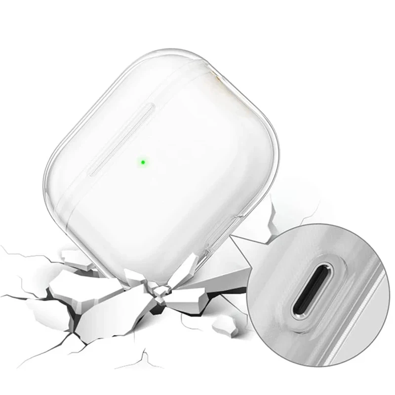 Custodia Protettiva Trasparente Per Apple Airpods Pro 2 Custodia Per Auricolari Crystal Clear Per Air Pods 3 2 1 Pro Accessori Scatola Di Ricarica