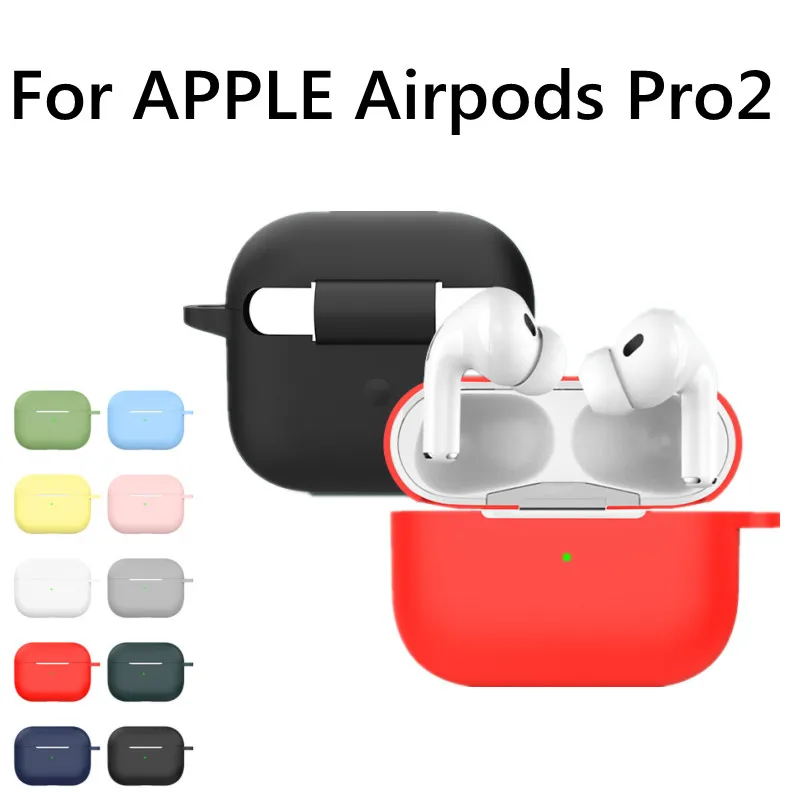 Per Apple Airpods Pro2 Custodia In Silicone New Airpods Pro 2 Custodie Per Auricolari Bluetooth Skin Air Pods Pro2 Accessori Protettivi