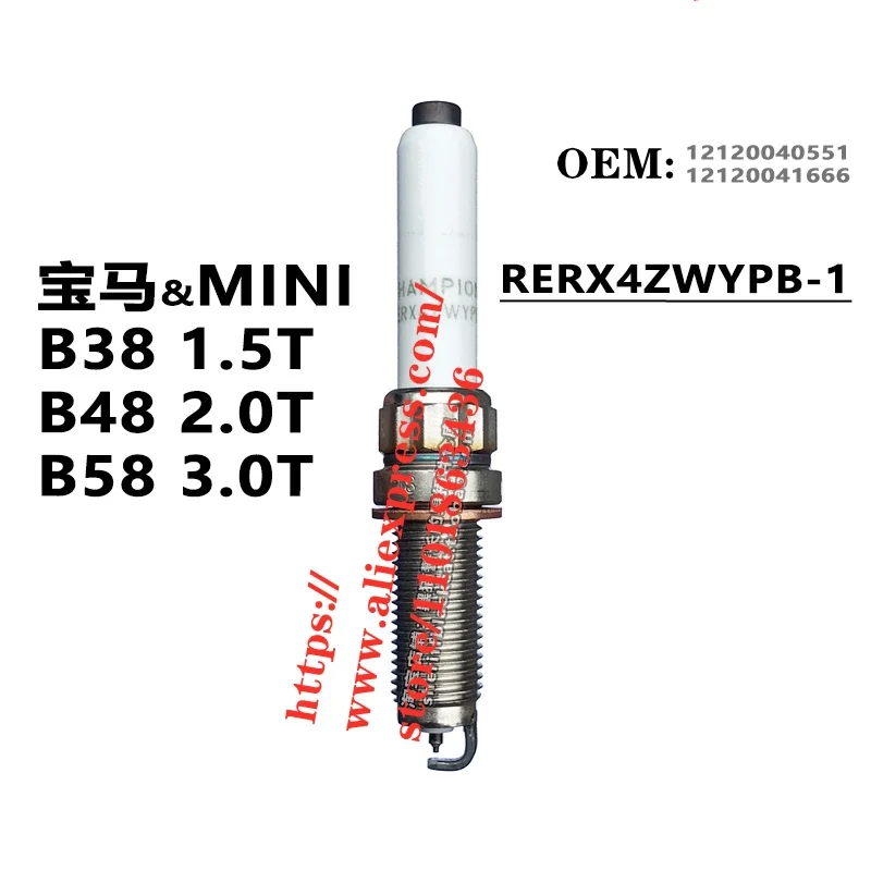 4 Pz/Set Spark Plug Per Bmw B38 B48 B58 Rerx4Zwypb-1 Oe245