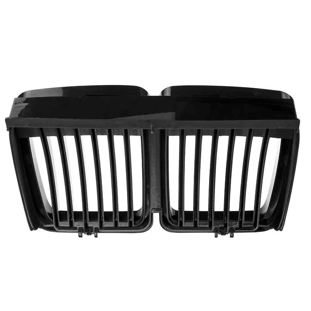Griglie Renali Per Paraurti Anteriore Auto Nero Lucido Per Bmw E30 Sedan/Cabrio 1982-1994 Sostituzione Racing