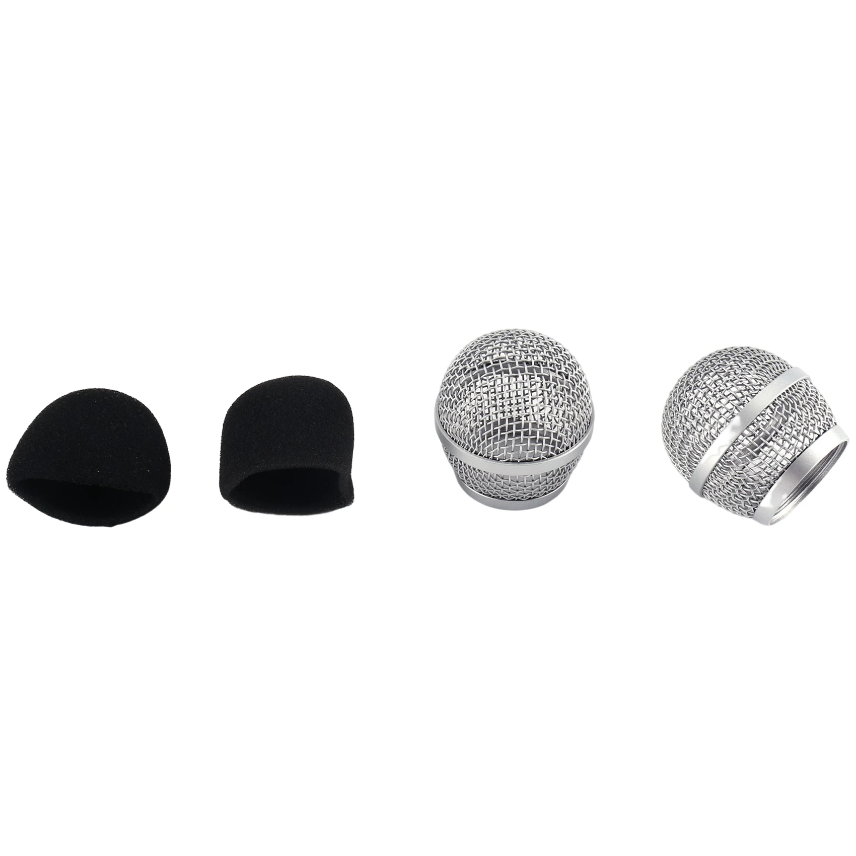 2 Pz Microfono Griglia Di Ricambio Microfono Testa A Sfera Griglia A Rete Per Shure Pg48 Pg58 Blx288 Pg288 Pgx24 Microfono