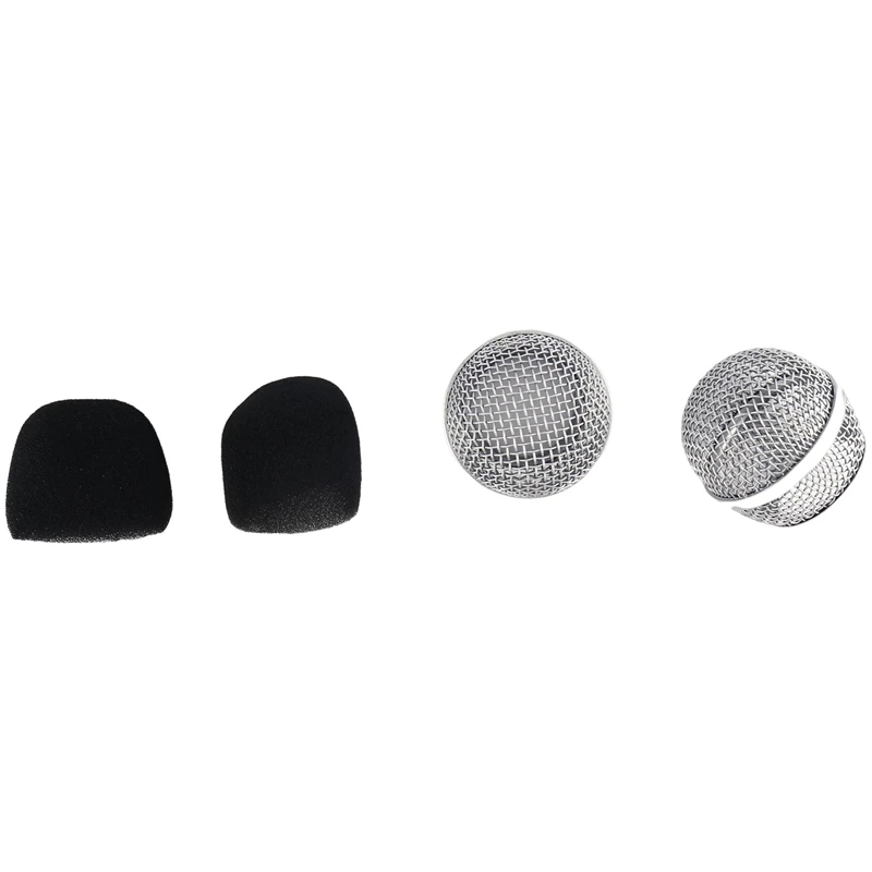 2 Pz Microfono Griglia Microfono Testa A Sfera Griglia A Rete Per Shure Pg48 Pg58 Blx288 Pg288 Pgx24 Microfono
