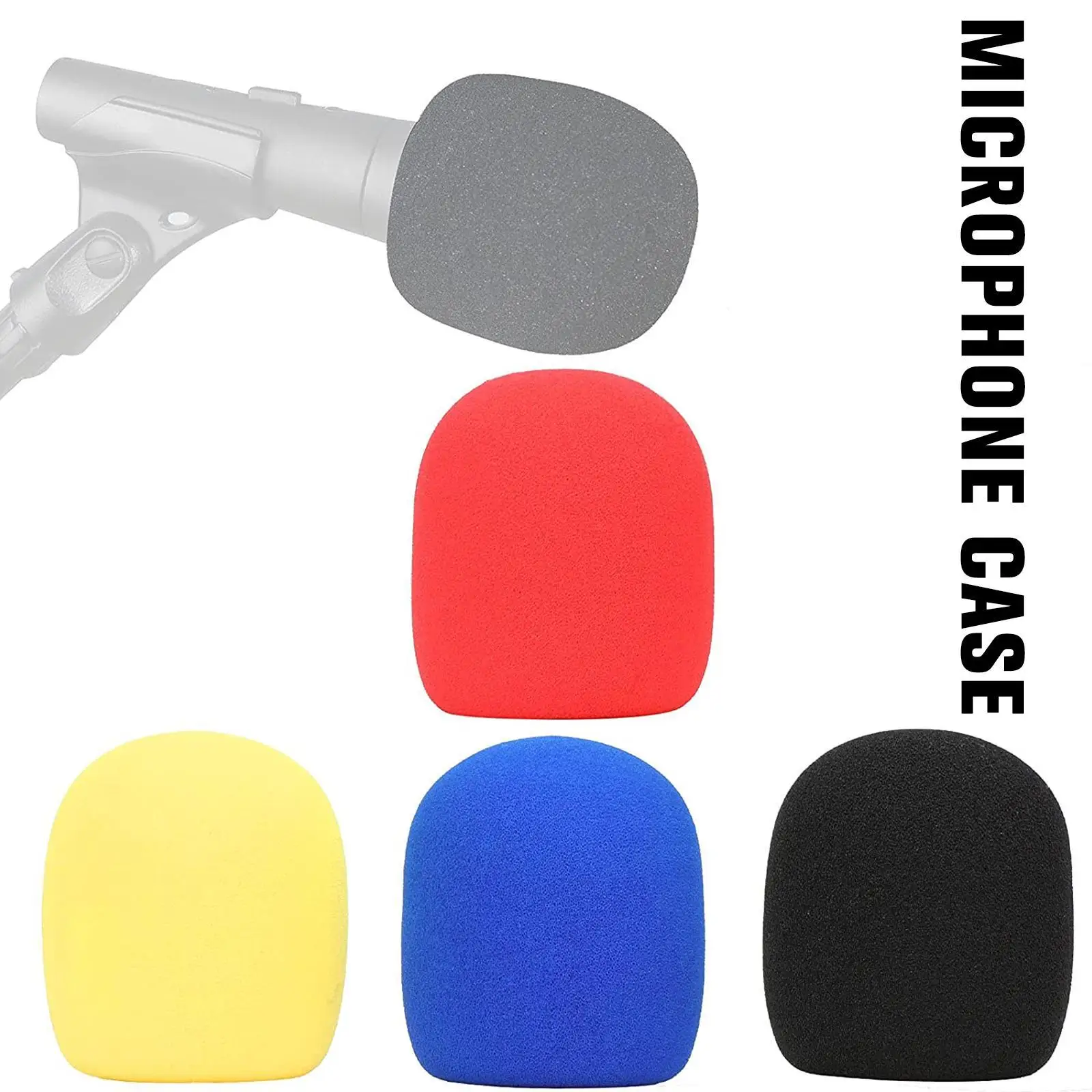 Microfono Interno-Schiuma Per Shure Sm58 Slx24 Pgx24 Pg58 Beta58A Mic Cover Professional Studio Parabrezza Spugna Microfono Cap