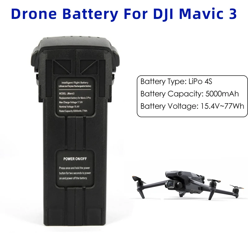 5000Mah Per Dji Mavic 3 Batteria Di Volo Intelligente Compatibile Mavic 3/Pro/Classic/Cine Uav Drone Accessori Batteria Drone 15.4V