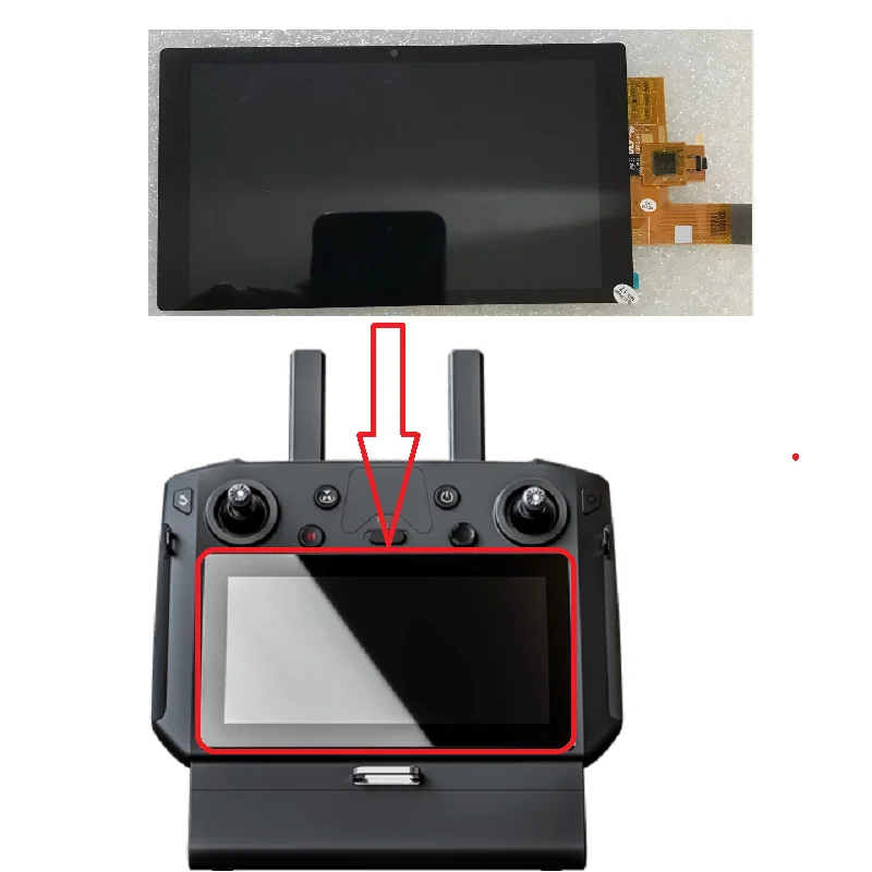 Lcd Con Pannello A Sfioramento Per Dji Rc Pro Mavic 2 Pro Mavic 3 Cine Air2S Rm500 Rm510 Rc Pro Display Touch Screen