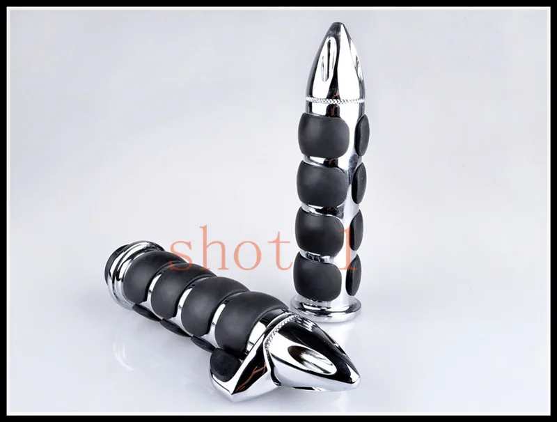 Manopole Per Manubrio Cromate Da 1 "Con Boss Acceleratore Per Suzuki Boulevard Gsx Gsx-R600 Kawasaki Vulcan 800 900 1500