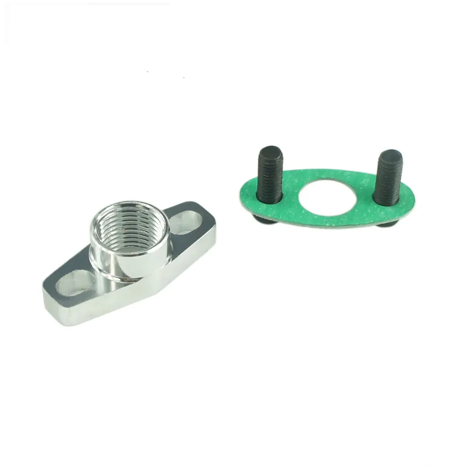 Alluminio An10 1/2 Npt T3 T4 Turbo Oil Drain Ritorno Flangia Adattatore Kit Turbo Fitting Per Journal Bearing Turbos