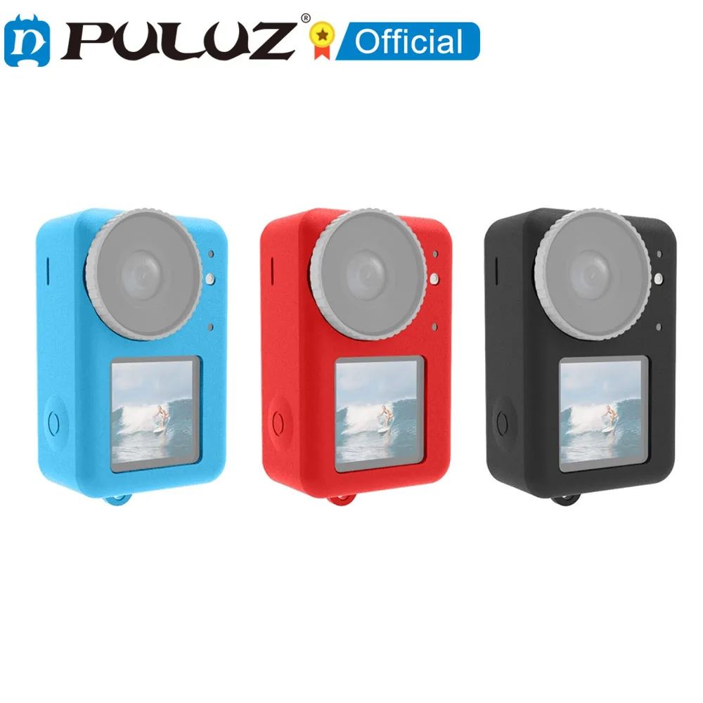 Puluz Soft Cover Per Dji Osmo Action 4 / 3 Custodia Protettiva In Silicone Con Cappuccio Per Obiettivo