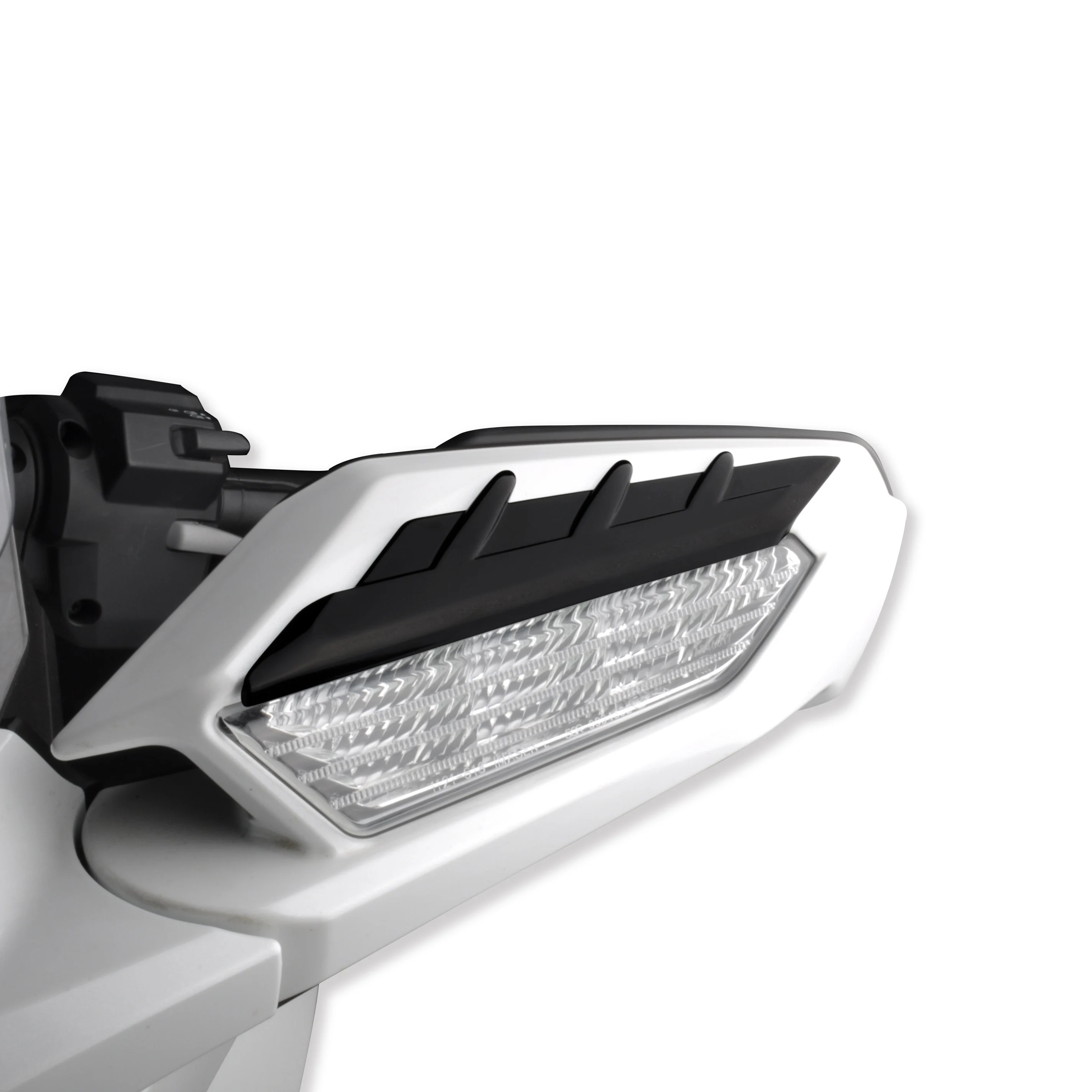 Panical Moto Chrome Mirror Trim Chrome Gloss Black Trim Cover Mirror Accents Per Honda Gold Wing Gl1800 F6B 2018-2023