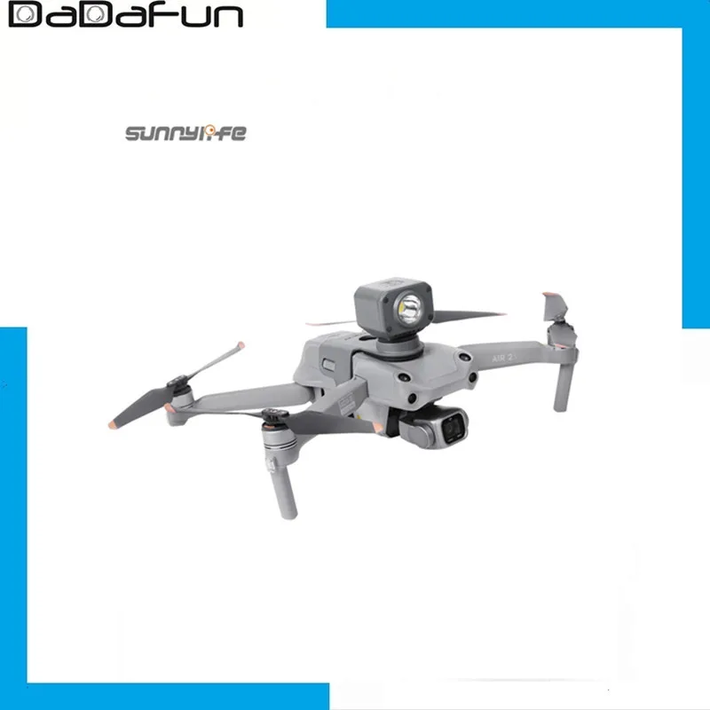 Nuovo Sunnylife Night Flight Light Holder Mount Navigazione Spot Light Faro Flash Lamp Per Air 2Smavic Mini 2/Mavic 2/ Mini Se