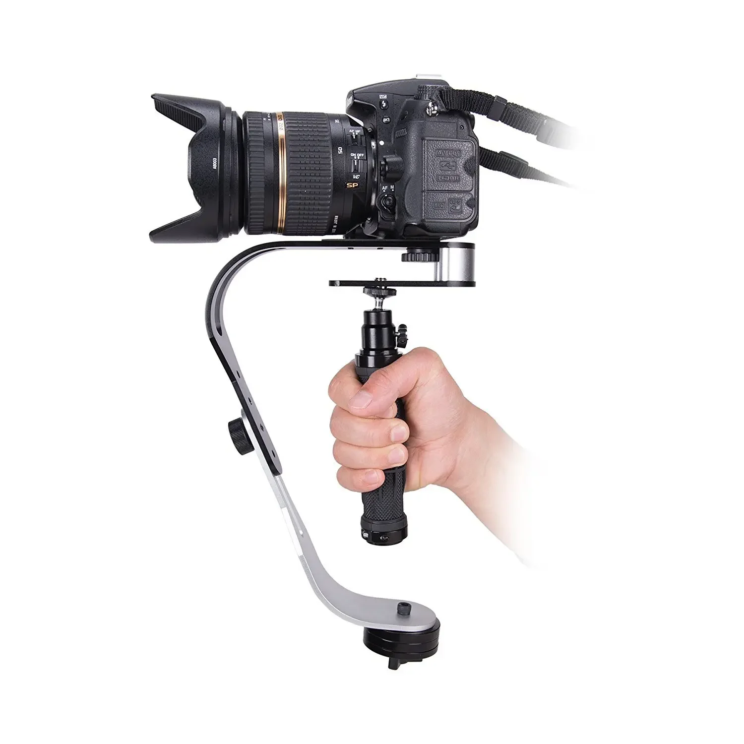 Stabilizzatore Per Fotocamera Digitale Palmare Gimbal Dslr 5Dii Motion Camera (Ycam Per Gopro Dji Sony Xiaomi Smartphone Alluminio