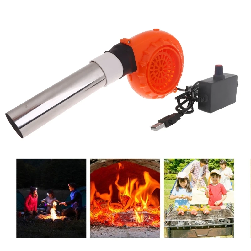 Ventilatore Ventilatore Ventilatore Ventilatore Flusso D'Aria Elevato Cottura All'Aperto Ventilatore Per Barbecue Alimentato Usb