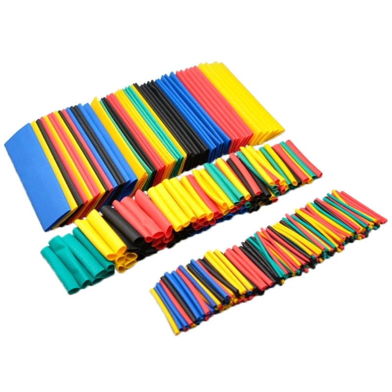 Assortimento Guaine Termoretraibili Per Cavi Termoretraibili Per Isolamento Elettrico Da 164 Pezzi