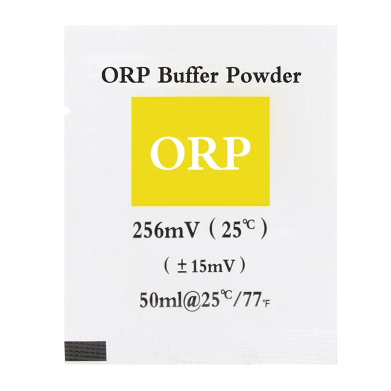 Soluzione Tampone Orp In Polvere Raccordo Per Tester Orp Misura Liquido Calibrazione 256 Polvere Correzione Trasporto