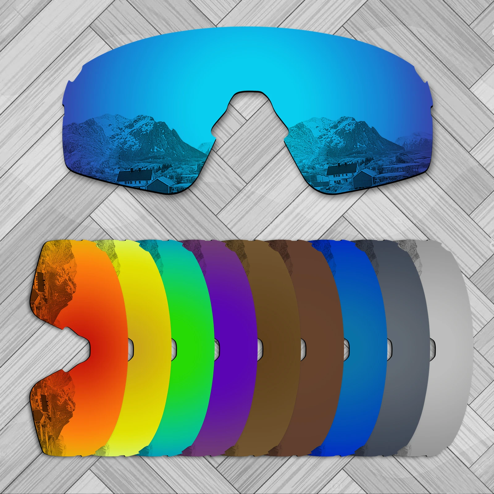 Lenti Di Ricambio Avanzate Polarizzate E.O.S Per Occhiali Da Sole Oakley Evzero Blades Oo9454-Scelta Multipla