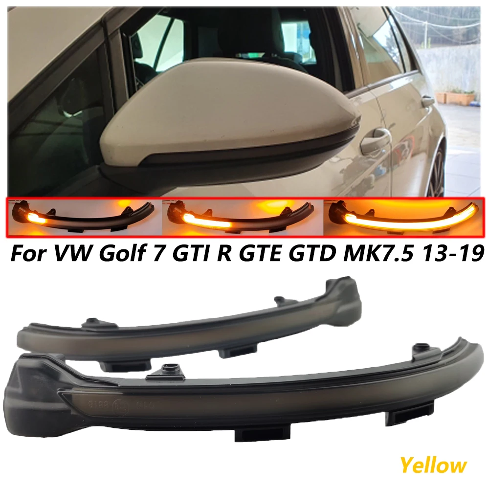 Led Dynamic Turn Signal Side Mirror Lampada A Luce Sequenziale Per Vw Golf 7 Mk7 Gti Per Volkswagen Rline Sportsvan Side Mirror Light