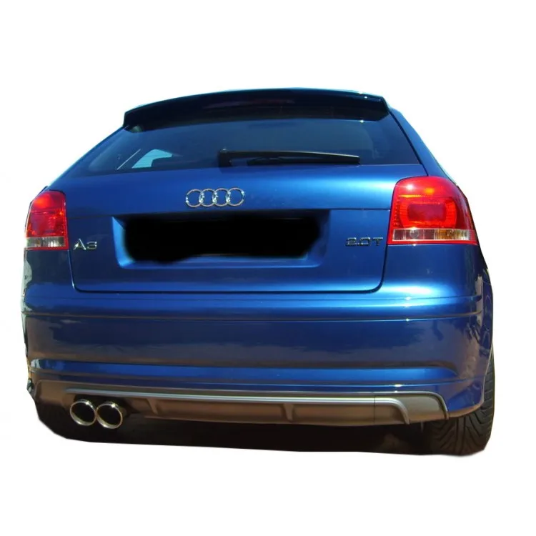Audi A3 8P S3 2005 - 2008 Diffusore Paraurti Posteriore Compatibile A 3 Porte S3-Style