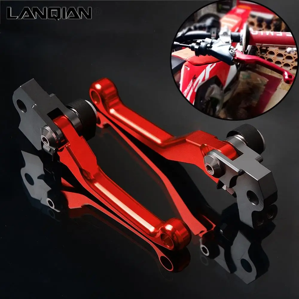 Dirt Bike Pivot Lever Moto Leva Frizione Freno Per Honda Cr Crf Sl Xr Crm 85 80 125 150 230 250 400 450 X R F L M Parti