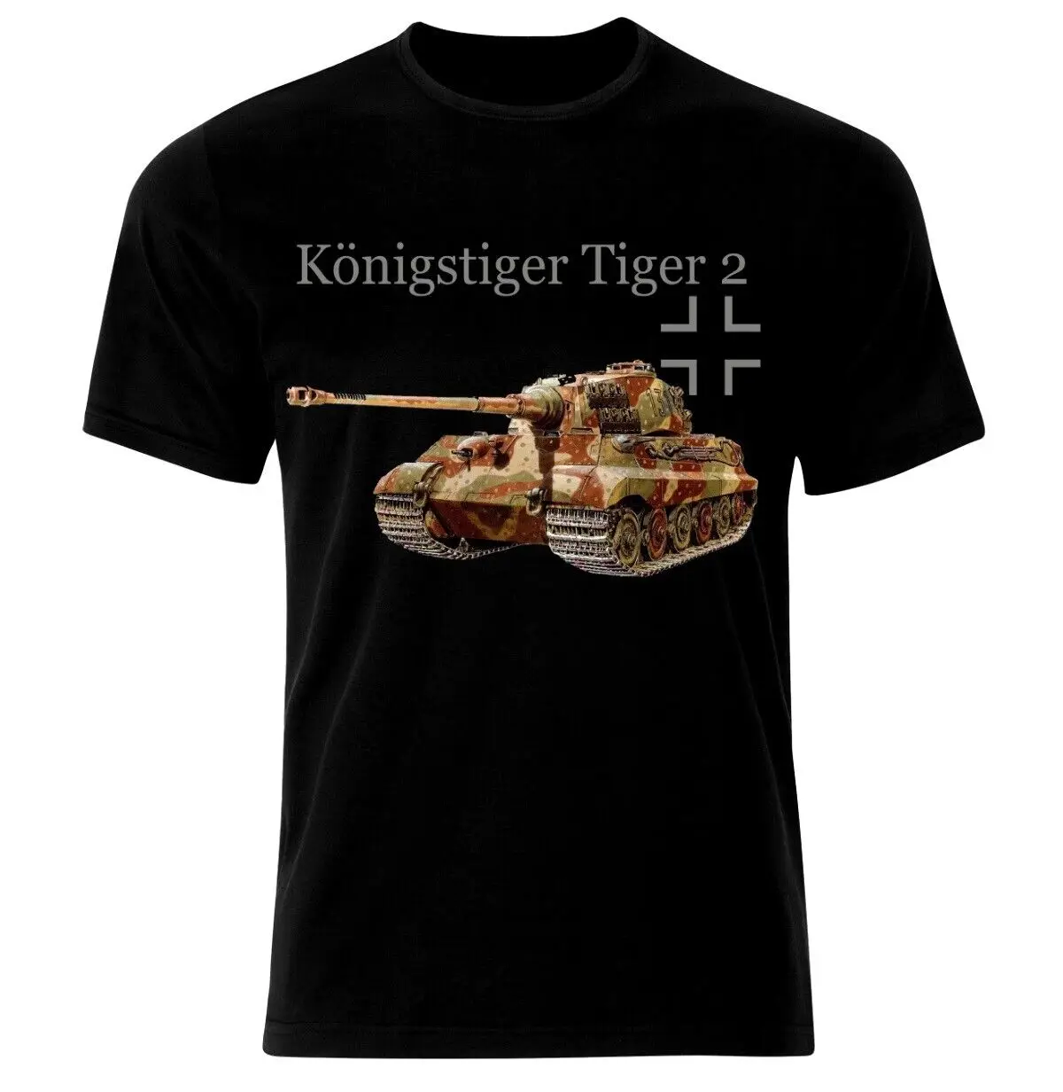 Pzkpfw Tiger 2 Tank Panzer Armure Ww2 Army War Wehrmacht T-Shirt