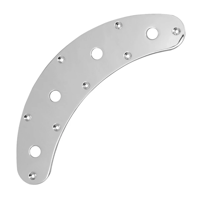 Piastra Di Controllo Dell'Interruttore Per Chitarra Curva 8 Fori 3 Pot Stingray Musicman Jazz Bass Parts