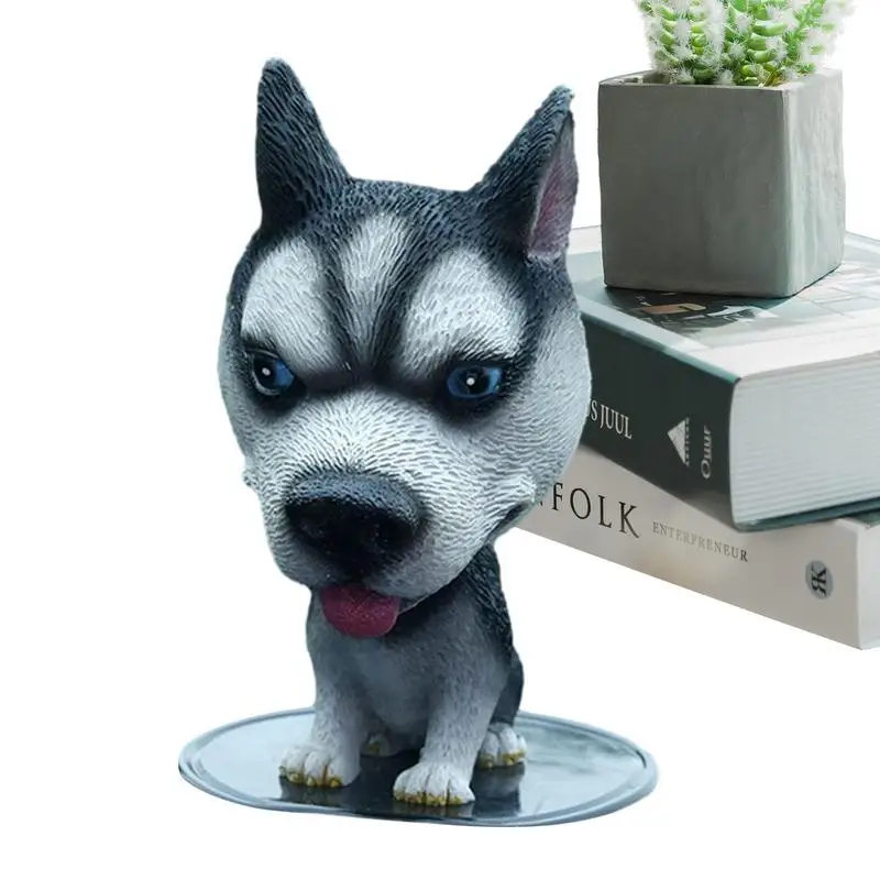 Bobble Head Dog Funny Car Bobble Head Cruscotto Durevole Bubble Head Robusta Bambola Per Cani Per Car Dashboard Decor Desk Tabletop