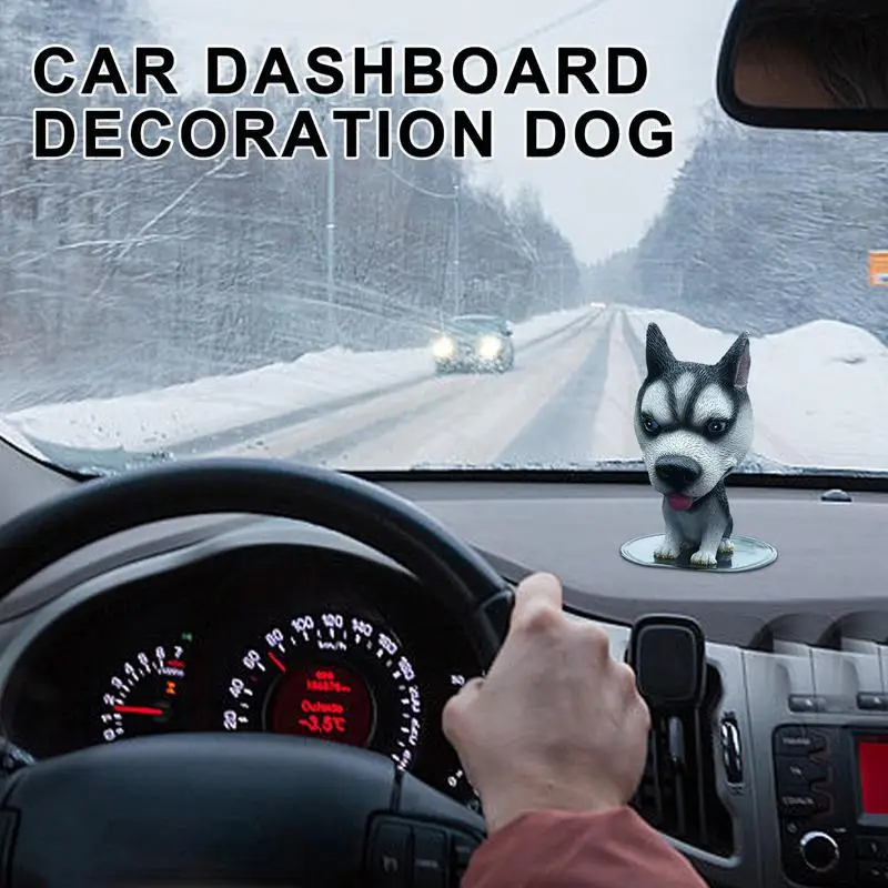 Bobble Head Dog Funny Car Bobble Head Cruscotto Durevole Bubble Head Robusta Bambola Per Cani Per Car Dashboard Decor Desk Tabletop