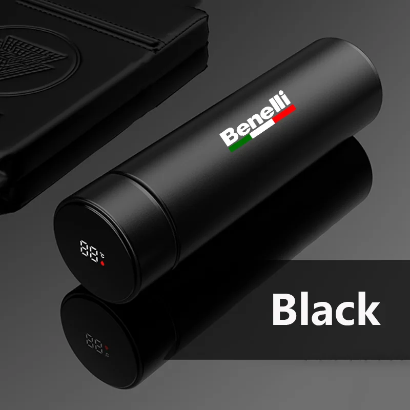 For Benelli Trk 502X 251 500Ml Intelligent Car Thermos Cup Tea Coffee Vacuum Flask Temperature Display Smart Water Bottle