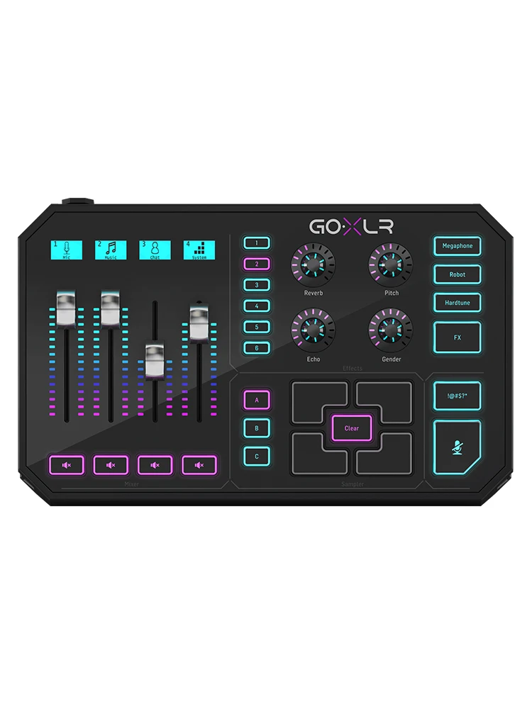 Tc Helicon Goxlr Professional Effects Doll Face Computer Game K Singing Advanced Live Sound Card