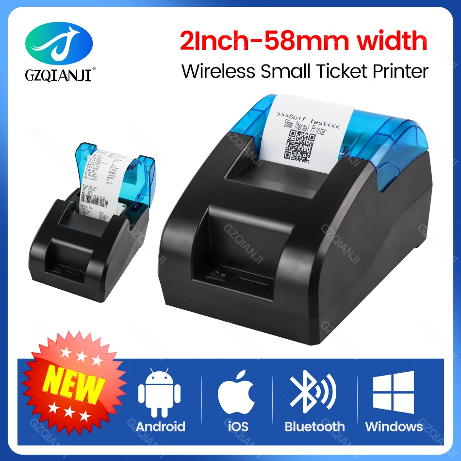 58Mm Ricevuta Termica Bill Pos Printer Maker Supporto Per La Stampa Ristorante Vendite Cucina Usb Cassiere Carta Impresora Portatil