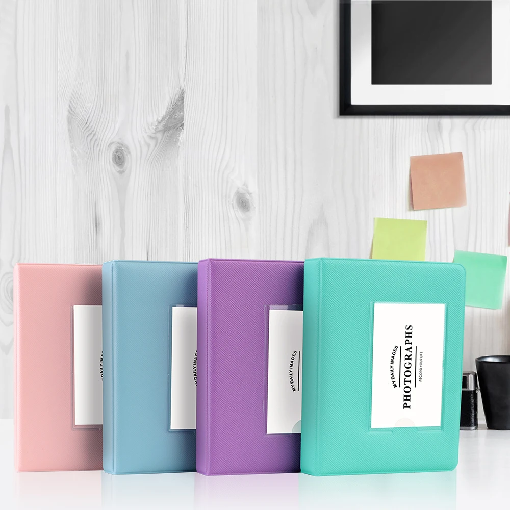 64 Tasche Album Graphy Mini Instant Polaroid Photo Album Per Fujifilm Instax Mini Film Insert Pocket Photo Album Picture Case