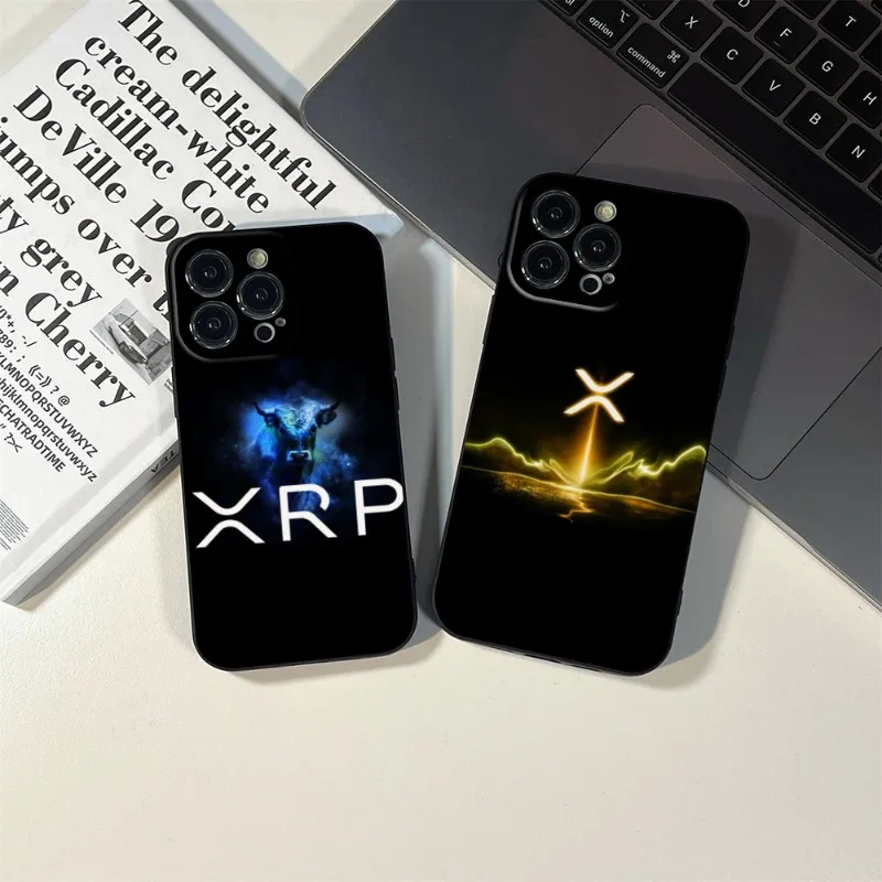 Custodia Per Telefono Con Criptovaluta Ripple Millionaire Ripple Xrp Ripple Per Iphone 14 13 11 12 Pro Plus 13 Promax Xr Xs Mini Cover Nere