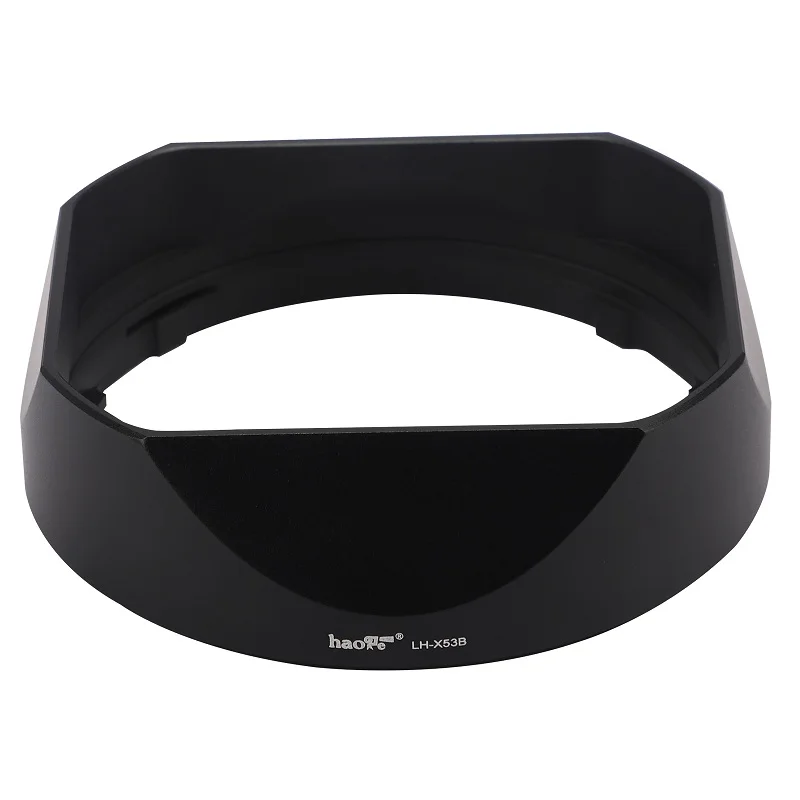 Paraluce Quadrato In Metallo A Baionetta Haoge Con Cappuccio Per Obiettivo Fujifilm Fujinon Xf 18Mm F2 Rr