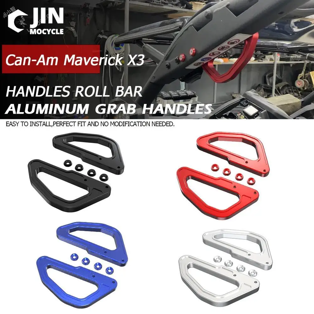 Parti Utv Per Can Am X3 E X3 Max Tutti I Modelli Tutti Gli Anni Maverick X3 2017-2024 Roll Bar Maniglioni Pinza In Alluminio Per Moto