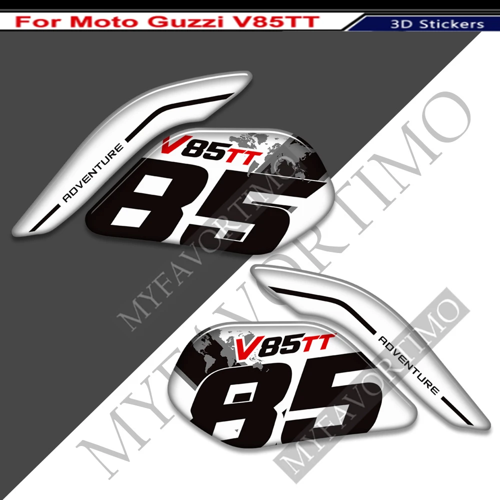 Parabrezza Parabrezza Parabrezza Decalcomanie Adesivi Serbatoio Pad Tronco Per Moto Guzzi V85Tt V85 Tt Protezione Valigie Emblema Logo