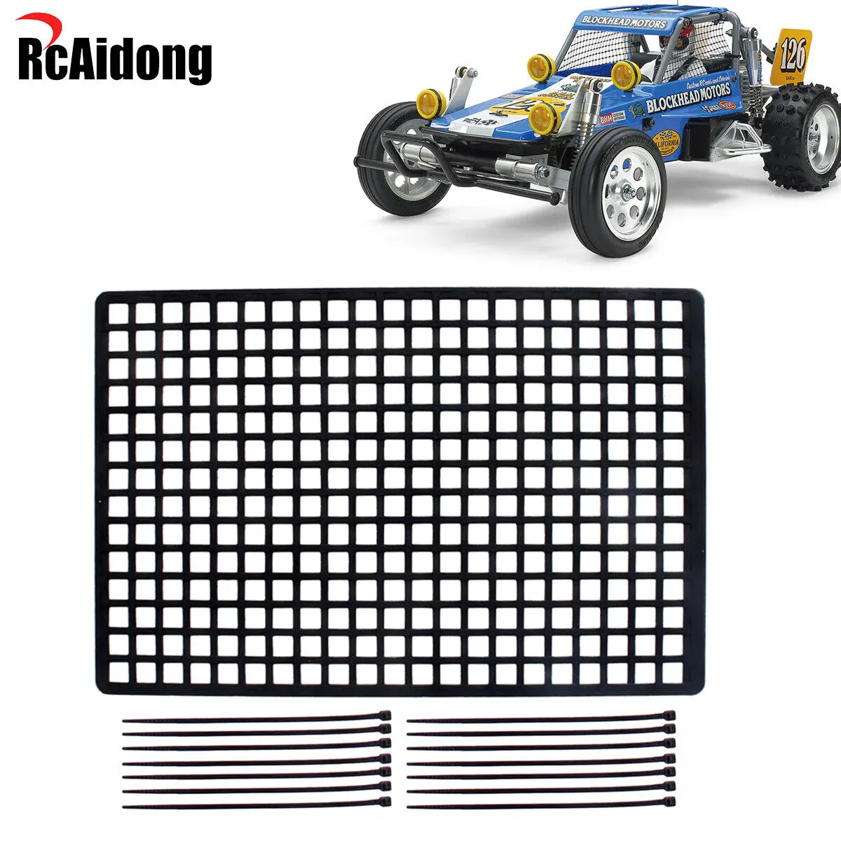 Gomma Bagagli Net Window Decorat Per Tamiya Novabox Wild One Fighting Buggy Fast Attack Vehicle Kyosho Turbo Scorpion 1/10 2Wd