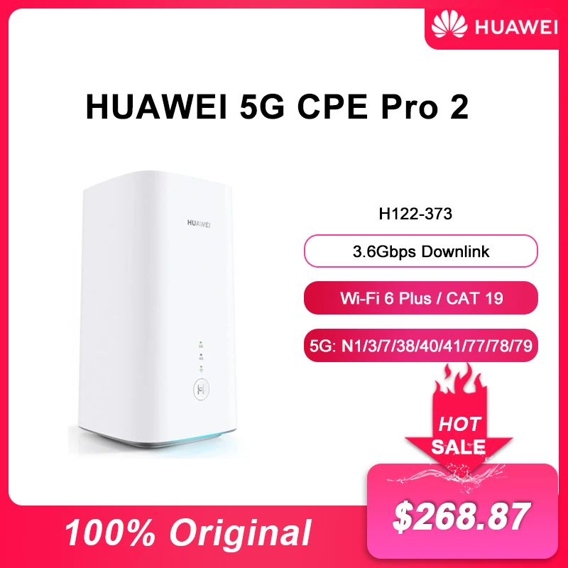 100% Originale Huawei 5G Cpe Pro 2 H122-373 Global 5G Wifi Router 5G Wifi Mobile 5G Cube Wireless Cpe Router 5G Cpe Pro Cat19