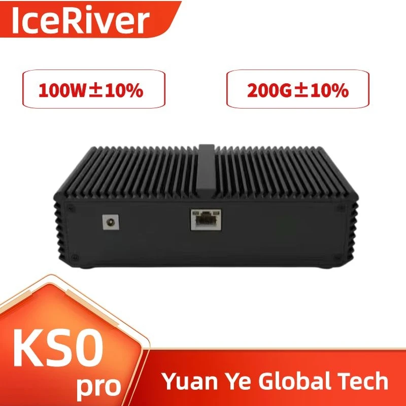 Iceriver Ks0Pro 200Gh/S 100W Kas Miner Kaspa Mining Machine Kas Asic Mining Redditizio Iceriver Kas Miner