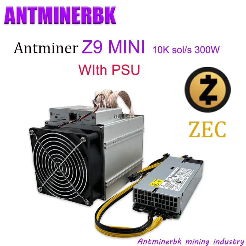 Utilizzare L'80-90% Del Nuovo Minatore Antminer Z9 Mini 10K Con Psu Asic Equijapzcash Miner Più Economico Di S17 S9 Z11 Z9 Innosilic