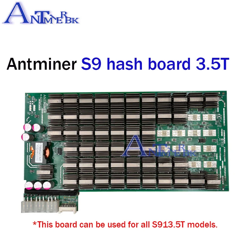 Usato Antminer S9 13.5T Scheda Di Comando 3.5 Th/S Sha256 14Nm Asic Miner Btc Miner Basso Consumo Energetico Può Essere Installato S9 13.5T