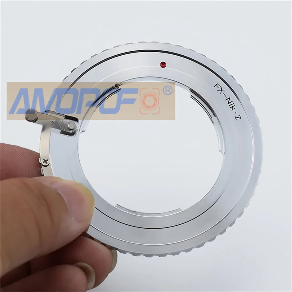 Compatibile Con Per Fujifilm Fuji Fx Lens Per E Per Nikon Z Montaggio Z6 Z7 Fotocamera Full Frame (Argento) (Fx Per Nikon Z Adattatori Per Obiettivi F