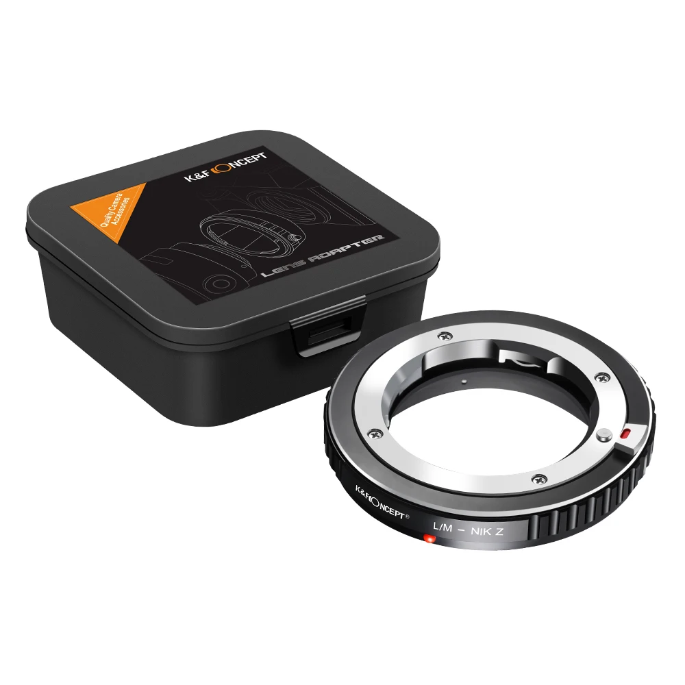 K & F Concept Adattatore Per Montaggio Su Obiettivo L/M-Nikon Z Per Obiettivo Di Montaggio Leica M Lm L/M A Nikon Z Mount Z6 Z7 Fotocamera Mirrorless 